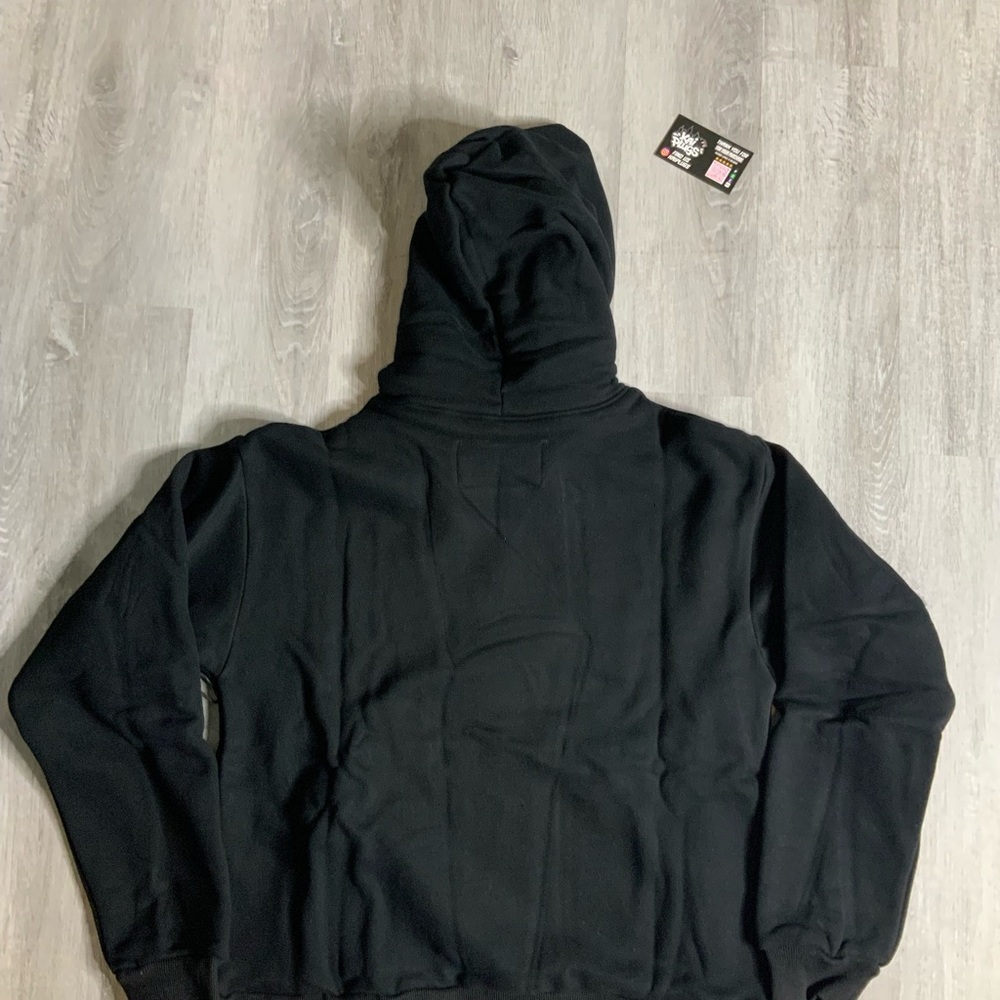 sp5der Black Pullover Hoodie with Arched Logo - Picture 7 of 7
